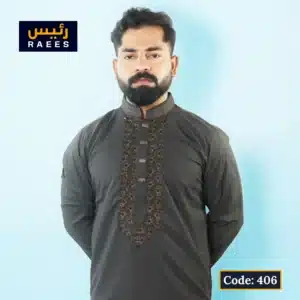 Fency Boyal Olive Panjabi